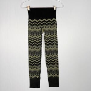Lululemon Womens 2 Ebb To Street Pant Heathered Fatigue Green Chevron Jacquard